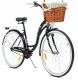 Rower Miejski MalTrack Citybike Dreamer 1-speed Black 28" + Koszyk Miętowy 6