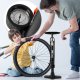 Pompka Rowerowa Podłogowa z Manometrem do Roweru Piłki Materaca 5
