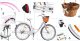 Rower Miejski MalTrack Citibike Urban Classic WHITE PINK  26" + Koszyk 3