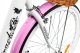 Rower Miejski MalTrack Citibike Urban Classic WHITE PINK  26" + Koszyk 6