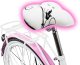 Rower Miejski MalTrack Citibike Urban Classic WHITE PINK  26" + Koszyk 8