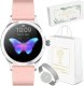 Zestaw Smartwatch G.ROSSI różowy srebrny +Torebka 1
