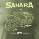 Koszulka motocyklowa z motocyklem BMW Sahara Legend męska khaki L 2