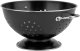 Durszlak/cedzak metalowy 23 cm czarny MPL 3