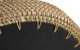 Taca dekoracyjna rattanowa 30cm Natural czarna okragła 5