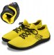 SH5010W Buty damskie BAREFOOT MERINO cytrynowy/czarny 38 1