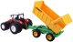 Jokomisiada Traktor na pilota gumowe koła + przyczepa RC0601 6