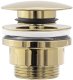 Zestaw Sofia black marble + bateria wysoka Lungo gold + korek uniwersalny złoty 6