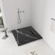Brodzik prysznicowy Bazalt CARRARA BLACK 90x90 1