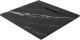 Brodzik prysznicowy Bazalt CARRARA BLACK 90x90 5