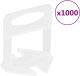 vidaXL Klipsy do poziomowania płytek, 1000 szt., 1 mm 1