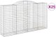 vidaXL Kosze gabionowe, 25 szt, 300x50x160/180cm, galwanizowane żelazo 1