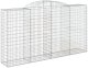 vidaXL Kosze gabionowe, 25 szt, 300x50x160/180cm, galwanizowane żelazo 2