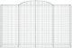 vidaXL Kosze gabionowe, 20 szt, 300x50x180/200cm, galwanizowane żelazo 3