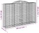 vidaXL Kosze gabionowe, 20 szt, 300x50x180/200cm, galwanizowane żelazo 5