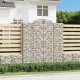 vidaXL Kosze gabionowe, 25 szt, 200x50x220/240cm, galwanizowane żelazo 1