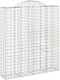 vidaXL Kosze gabionowe, 25 szt, 200x50x220/240cm, galwanizowane żelazo 2