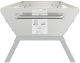 vidaXL Podstawa grillowa, srebrna, 118x42x30,5 cm, stal nierdzewna 4