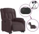 vidaXL Podnoszony fotel masujący, elektryczny, rozkładany, brązowy 5