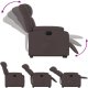 vidaXL Podnoszony fotel masujący, elektryczny, rozkładany, brązowy 6