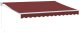 vidaXL Ręcznie zwijana markiza, burgundowa, 350x250 cm 2