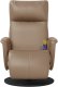 vidaXL Rozkładany fotel masujący z podnóżkiem, cappuccino, ekoskóra 3