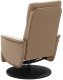 vidaXL Rozkładany fotel masujący z podnóżkiem, cappuccino, ekoskóra 5