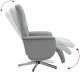 vidaXL Rozkładany fotel z podnóżkiem, jasnoszary, tkanina 6