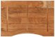 vidaXL Blat biurka, 80x60x2,5 cm, prostokątny, lite drewno akacjowe 5