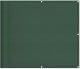 vidaXL vidaXL Parawan balkonowy ciemnozielony 90x800 cm 100% poliester Oxford 2