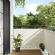 vidaXL vidaXL Parawan balkonowy, kremowy, 90x800 cm, 100% poliester Oxford 1