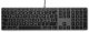 Large Font USB Keyboard 110 keys wired USB keyboard with 2x USB and aluminum upper cover - Swiss - space gray 1