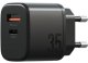 Ładowarka sieciowa Bazic Goport Velox    Kit 1xUSB-C 1xUSB-A GaN 35W z kablem plecionym czarny 13
