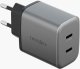 Ładowarka sieciowa Energea Ampcharge     GaN45 2xUSB-C PD/PPS/QC3.0 45W szary 5