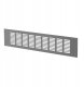 ALUMIN. VENT. GRILLE, 80X400MM, SILVER 7