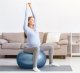 ANTIBURST GYM BALL PVC LS3222-75CM 1