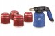 Gas burner KEMPER REGULAR, 190 g, with PIEZO ignition, set of 4 canisters 1