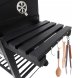 GQ11 GRILL OGRODOWY  ZAMYKANY ŻELIWNY     RUSZT DELUXE 5