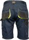 APKS - Krótkie spodnie BRIXTON PRACTICAL z materiałów poliester i bawełna 260G/M2 - granatowy 58 18