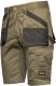 APKS - Krótkie spodnie BRIXTON PRACTICAL z materiałów poliester i bawełna 260G/M2 - granatowy 64 20