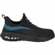 BRWAVE S1 PL SR FO - Buty bezpieczne podnosek podeszwa olejoodporna poduszka powietrzna antyelektrostatyczne antypoślizgowe - czarno-niebieski 45 4