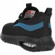 BRWAVE S1 PL SR FO - Buty bezpieczne podnosek podeszwa olejoodporna poduszka powietrzna antyelektrostatyczne antypoślizgowe - czarno-niebieski 45 6