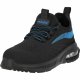 BRWAVE S1 PL SR FO - Buty bezpieczne podnosek podeszwa olejoodporna poduszka powietrzna antyelektrostatyczne antypoślizgowe - czarno-niebieski 46 5