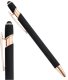 Długopis metalowy, tusz czarny, touch pen soft touch czerń DL01 1