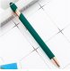 Długopis metalowy, tusz czarny, touch pen soft touch zieleń DL03 1