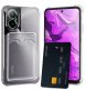 Etui do Realme C67 4G (Pancerne, Przezroczyste, Miejsce na Kartę)   Szkło 4