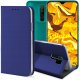 Hello Case ETUI Z KLAPKĄ DO XIAOMI REDMI 9 GRANATOWE MAGNETYCZNE ZAMYKANE KABURA CASE 1