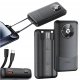 Powerbank 20000 mAh LED Kabel USB-C / Lightning Do iPhone (Czarny, Szybki) 1