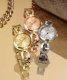 Zegarek damski Guess GW0759L2 CYRKONIE złoty 13