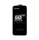 SZKŁO 6D DO SAMSUNG GALAXY S25 ULTRA SZKŁO PROFILOWANE HARTOWANE FULL COVER CZARNA RAMKA 2